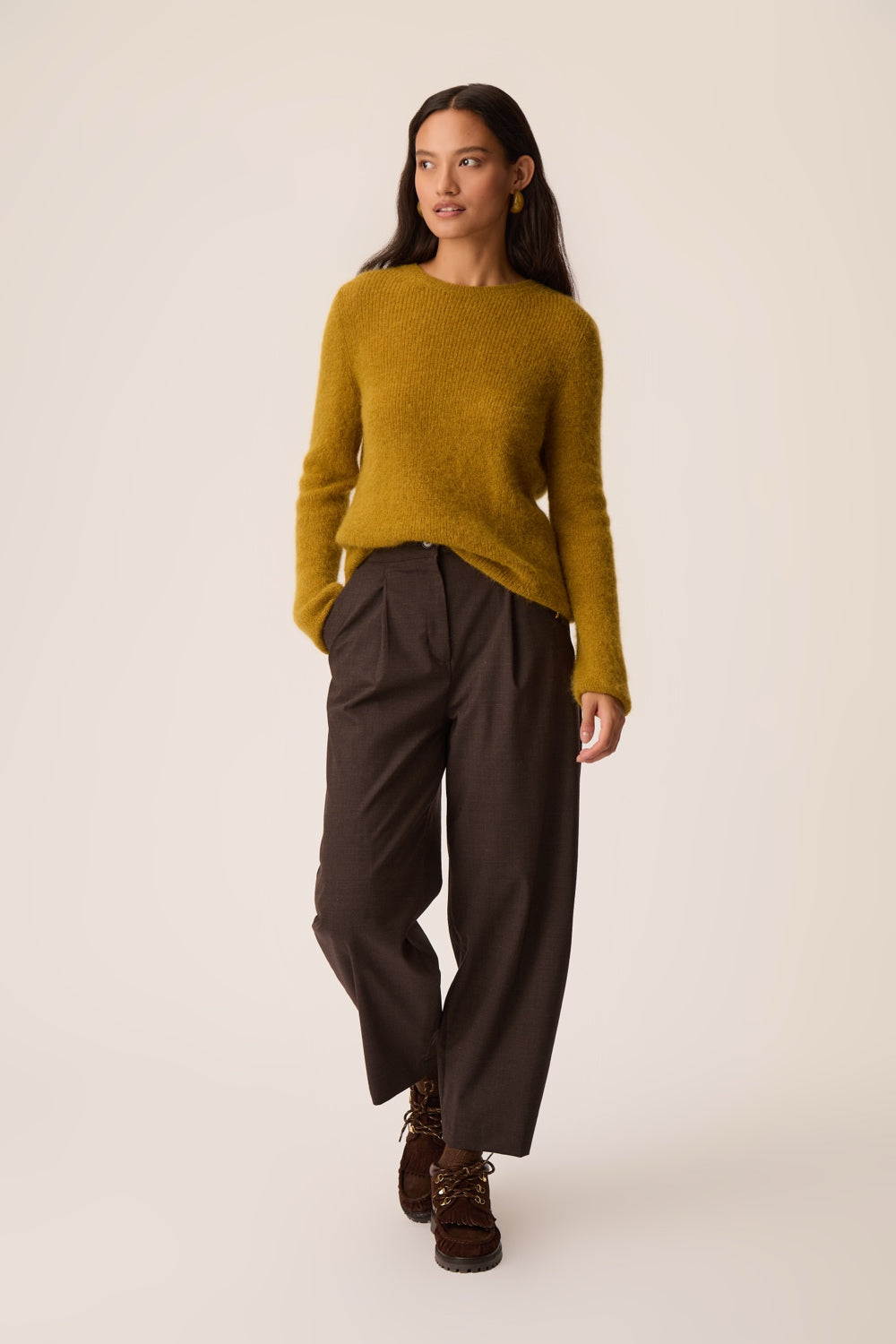 Pull Cassis Tilleul
