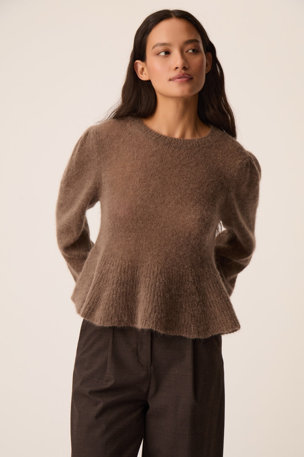 Pull Bianca Loutre