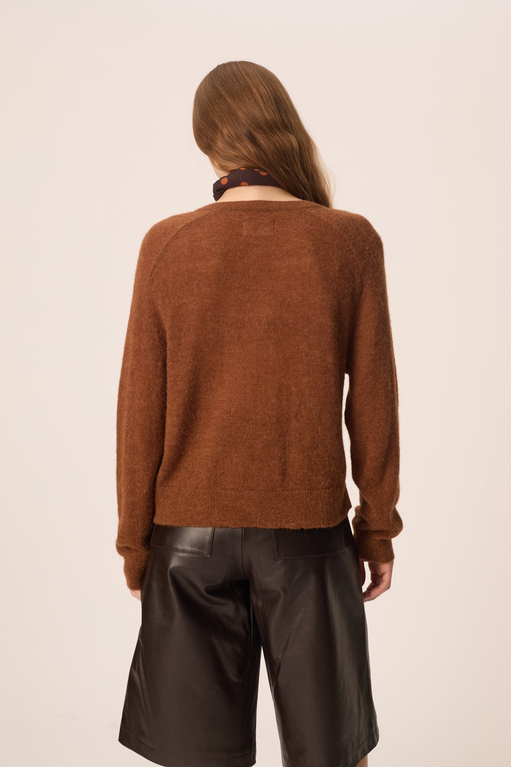 Cardigan Delfin Cognac
