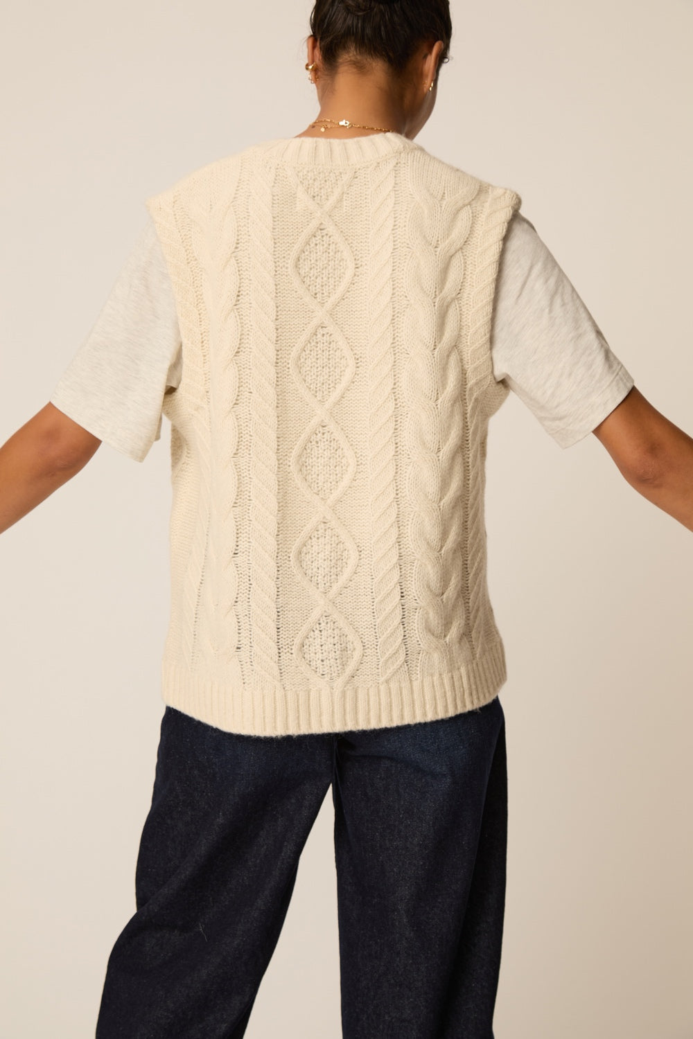 Cardigan Andrew Ecru