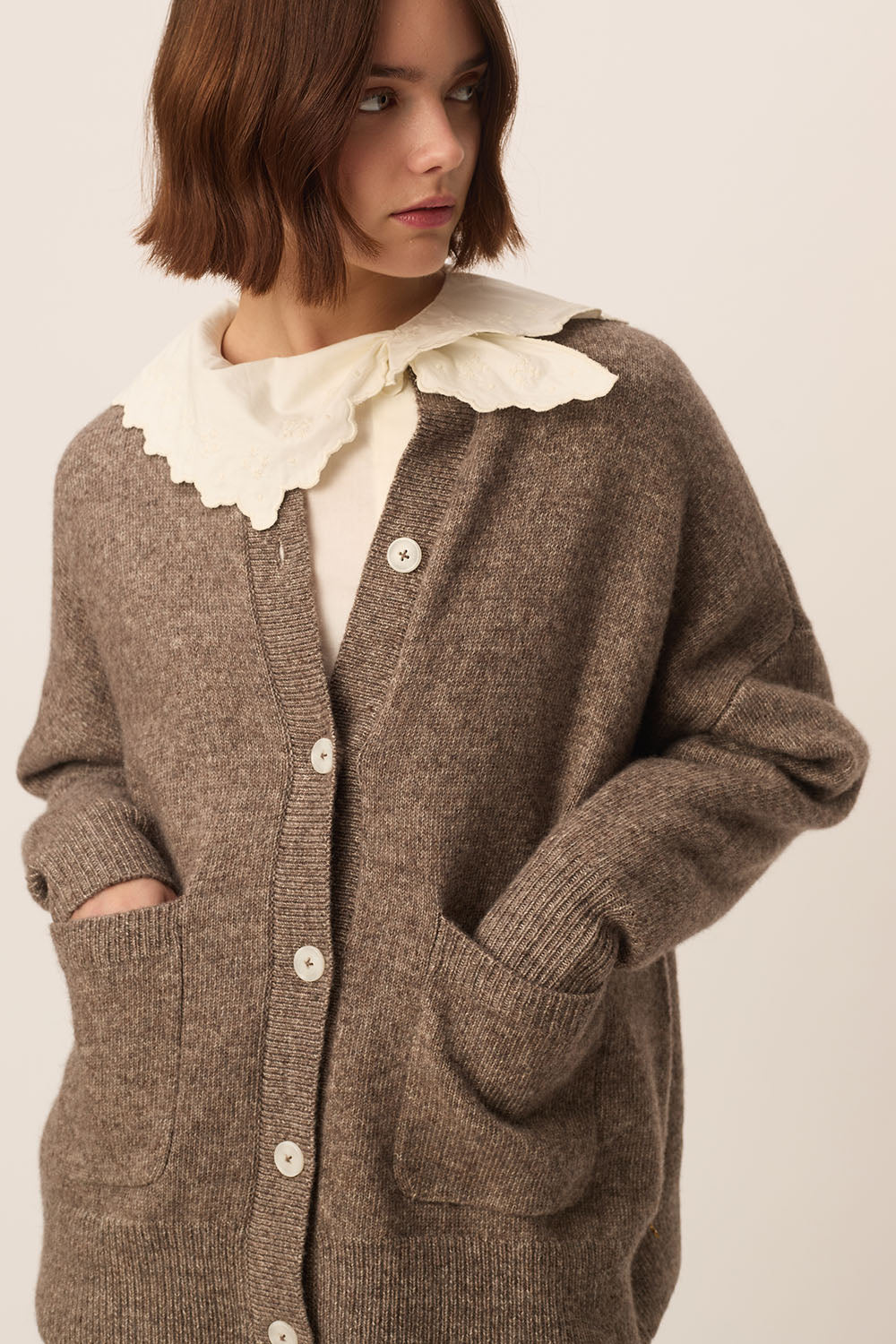 Cardigan Anderson Loutre