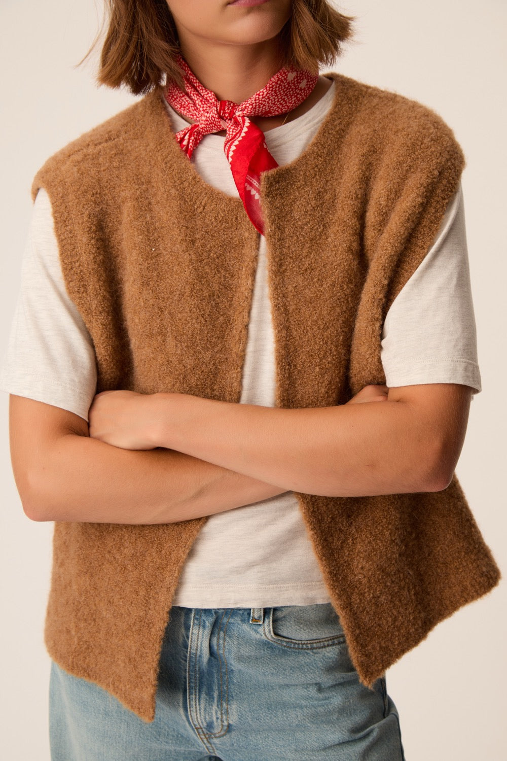Cardigan Achille Chamois Beige
