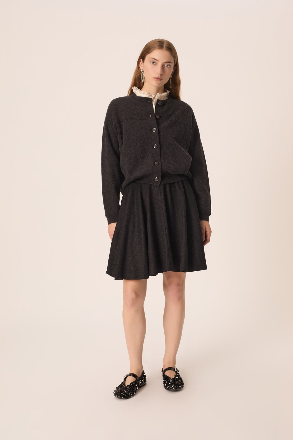 Cardigan Clem Anthracite