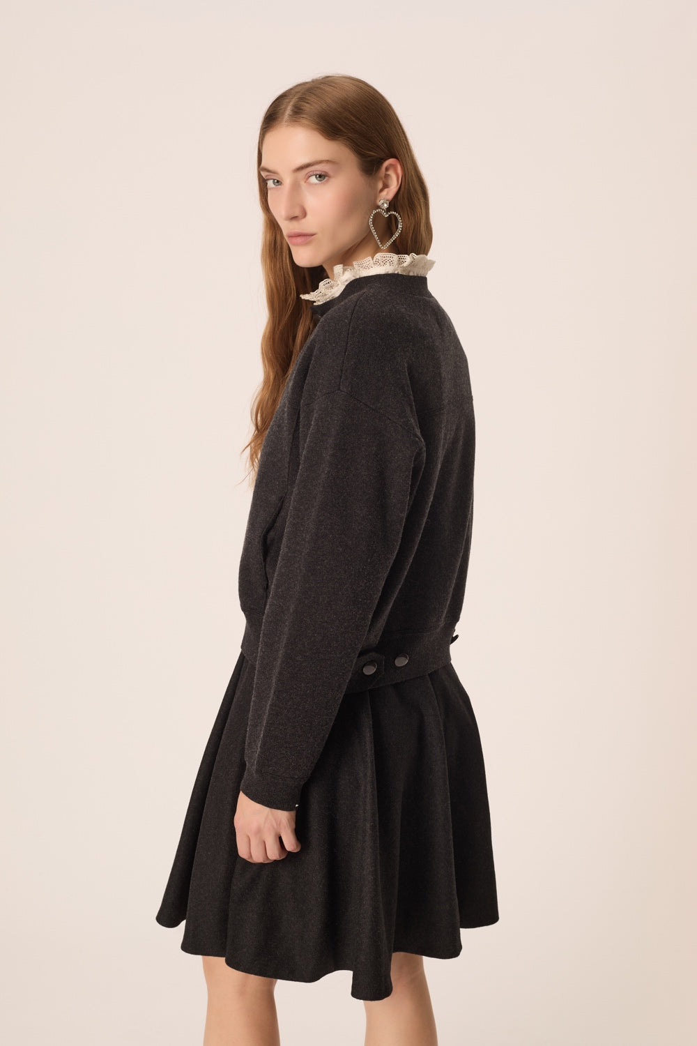 Cardigan Clem Anthracite