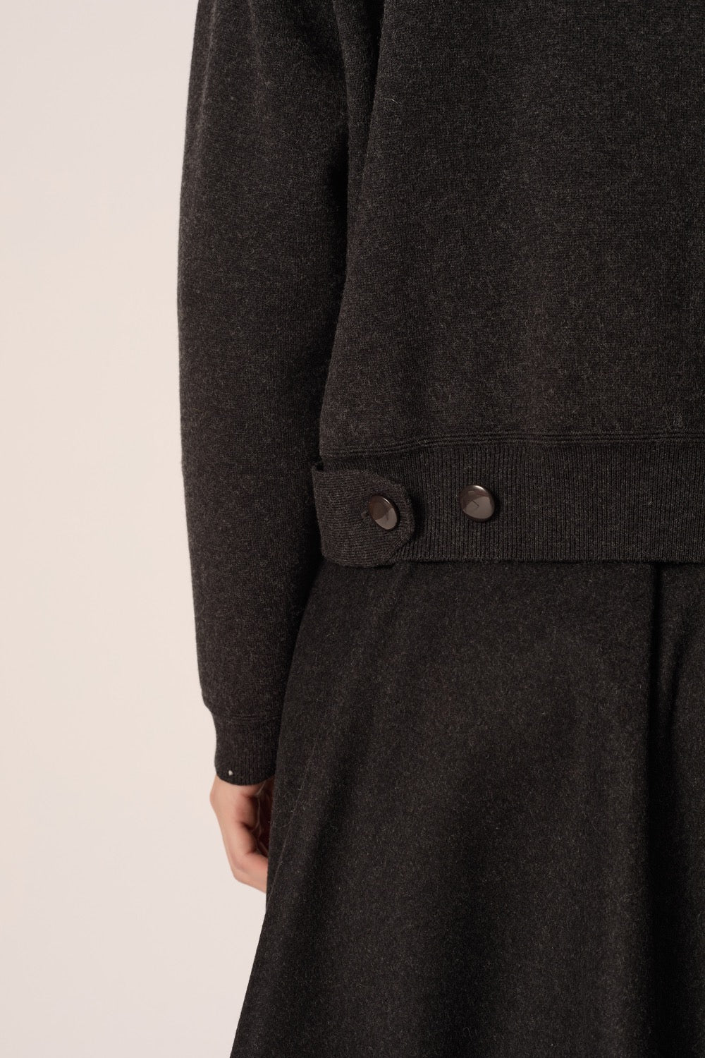 Cardigan Clem Anthracite