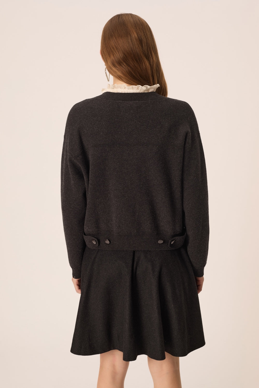 Cardigan Clem Anthracite