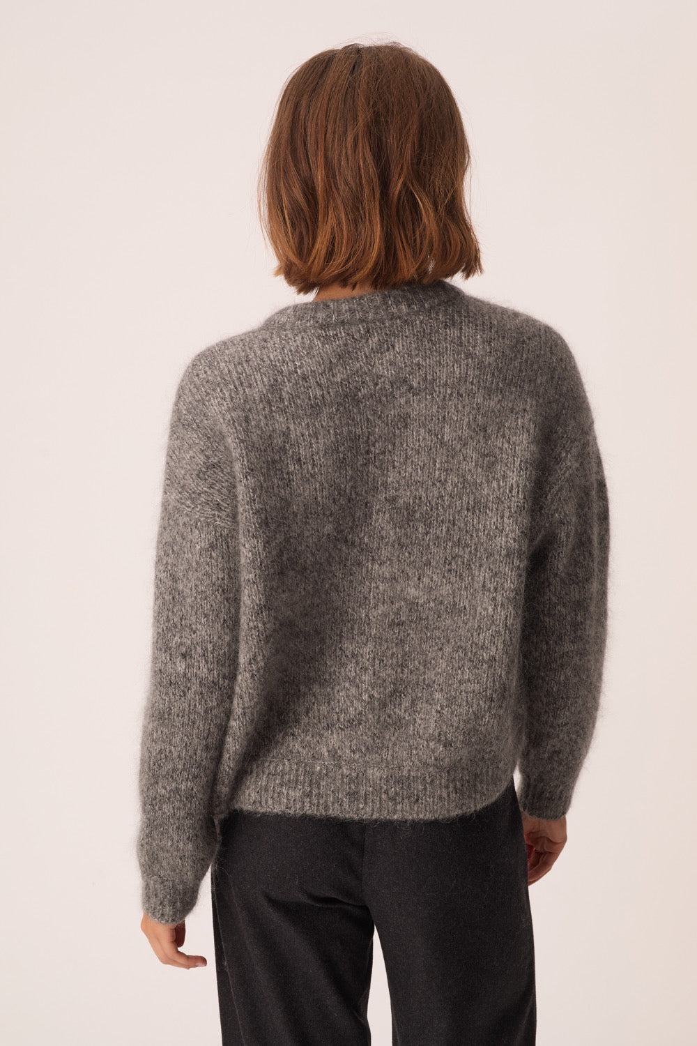 Cardigan Ambre Gris Moyen