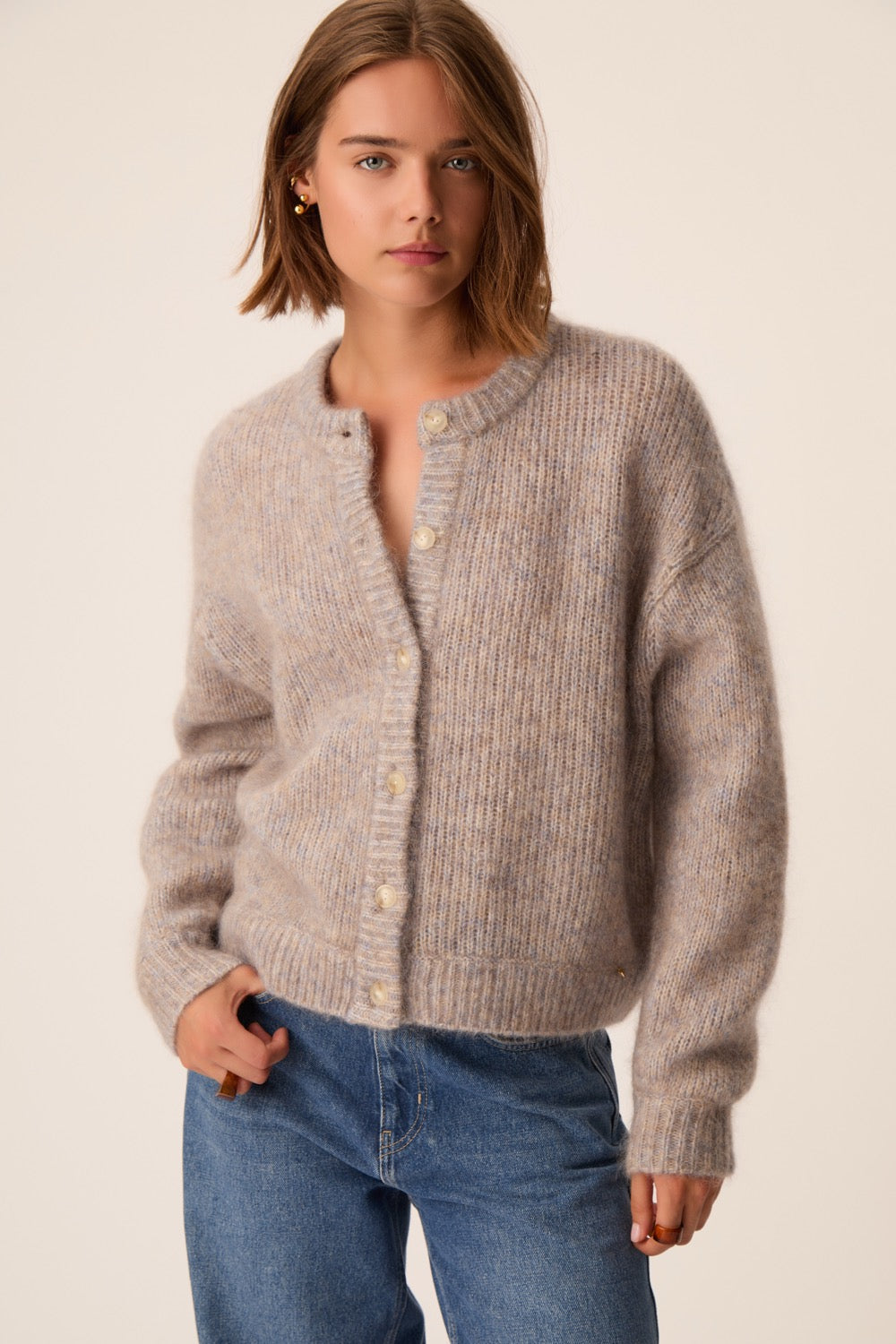 Cardigan Ambre Chardon Mouline