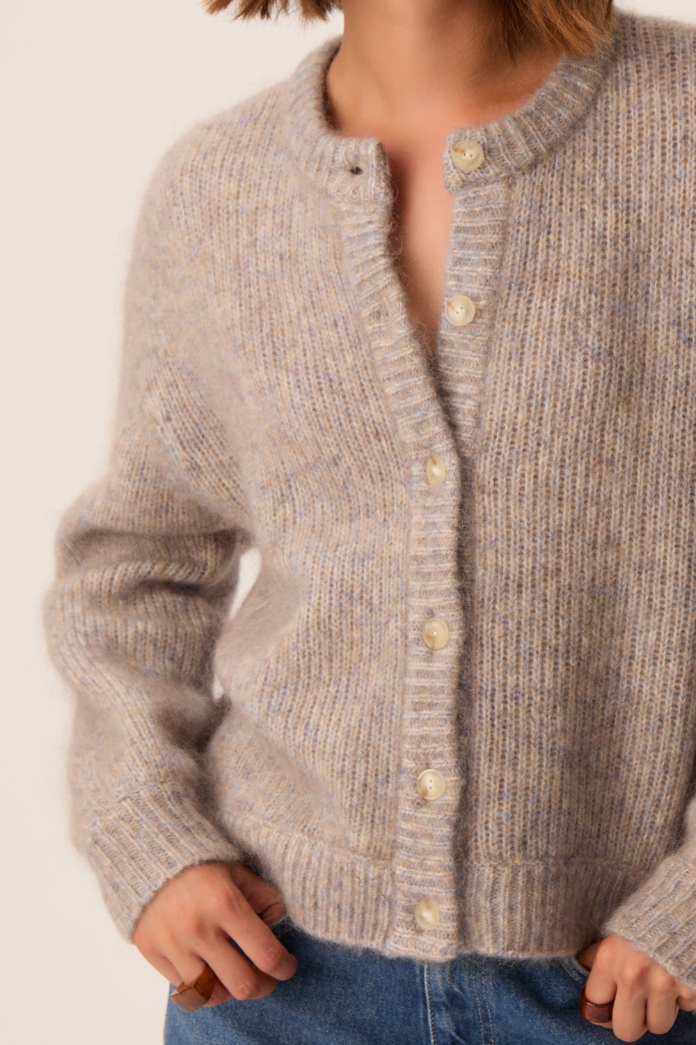 Cardigan Ambre Chardon Mouline