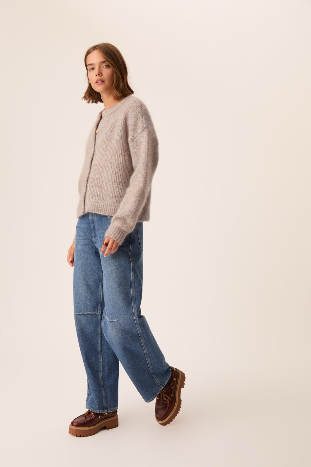 Cardigan Ambre Chardon Mouline