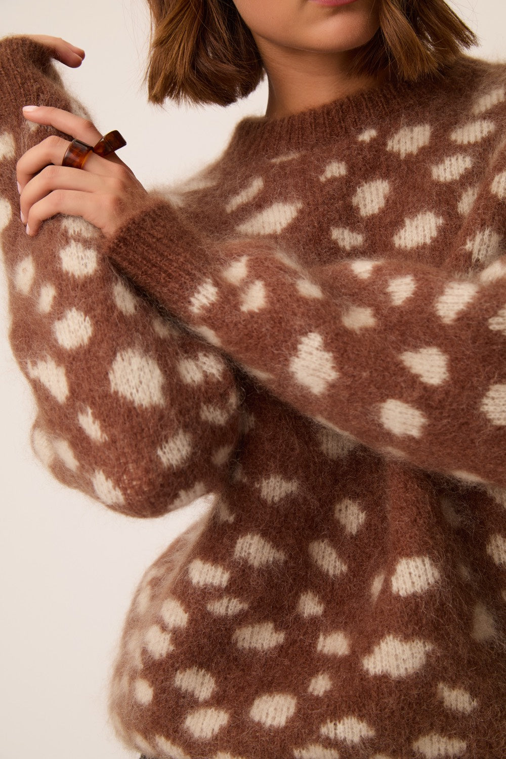 Pull Adele Jacquard Faon
