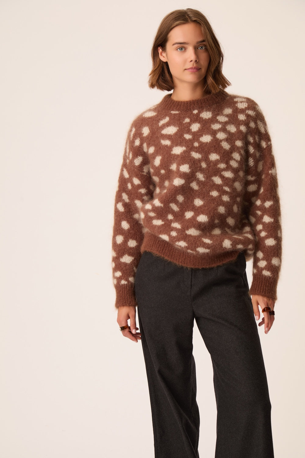 Pull Adele Jacquard Faon