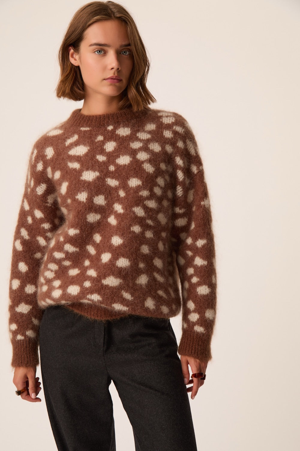 Pull Adele Jacquard Faon