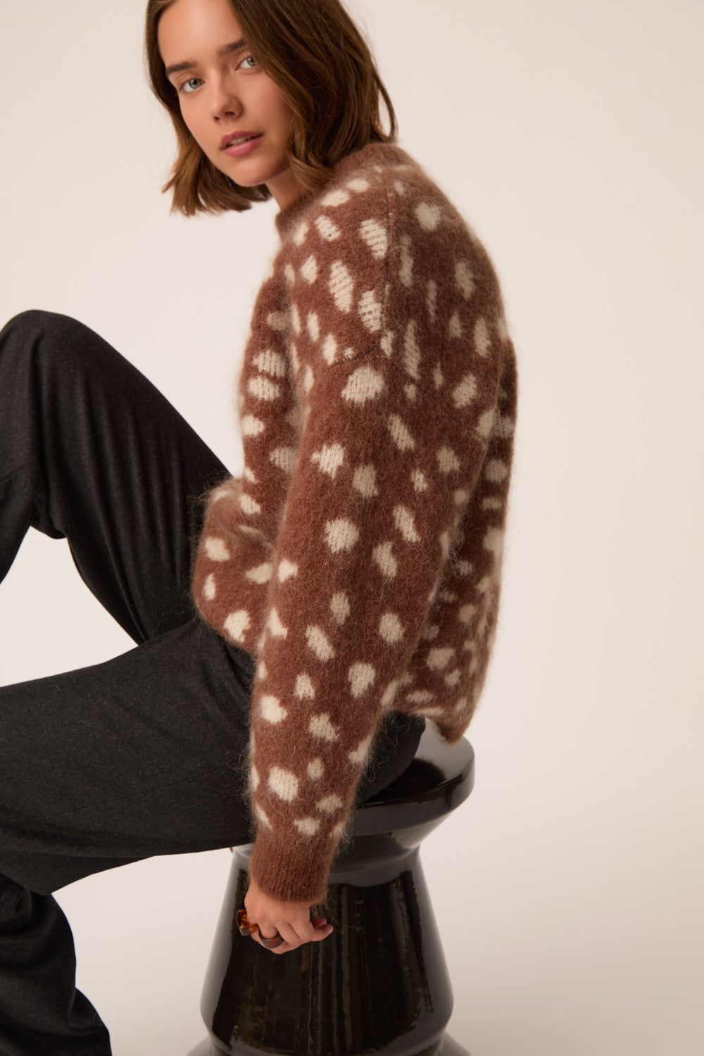Pull Adele Jacquard Faon