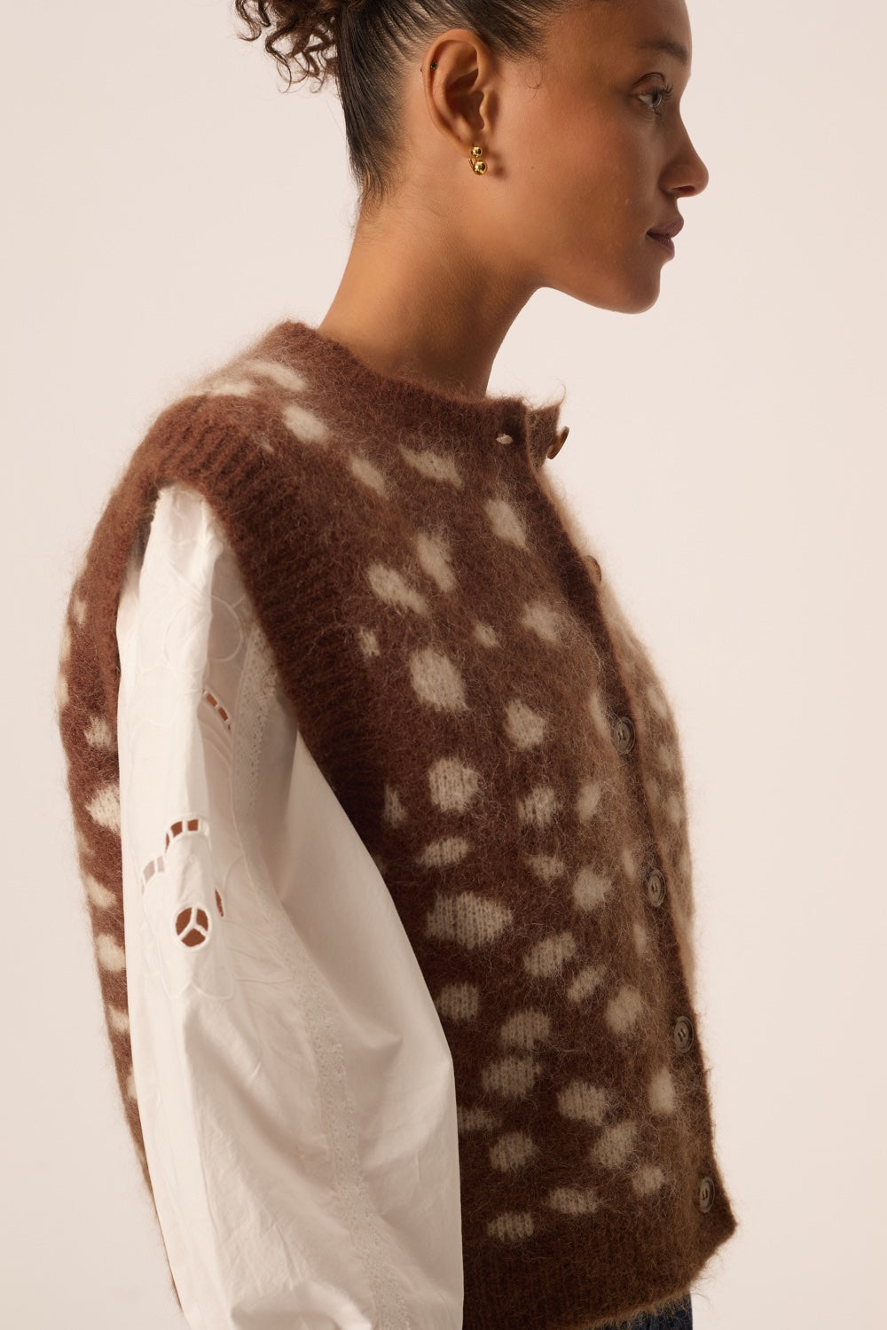 Cardigan Adola Jacquard Faon