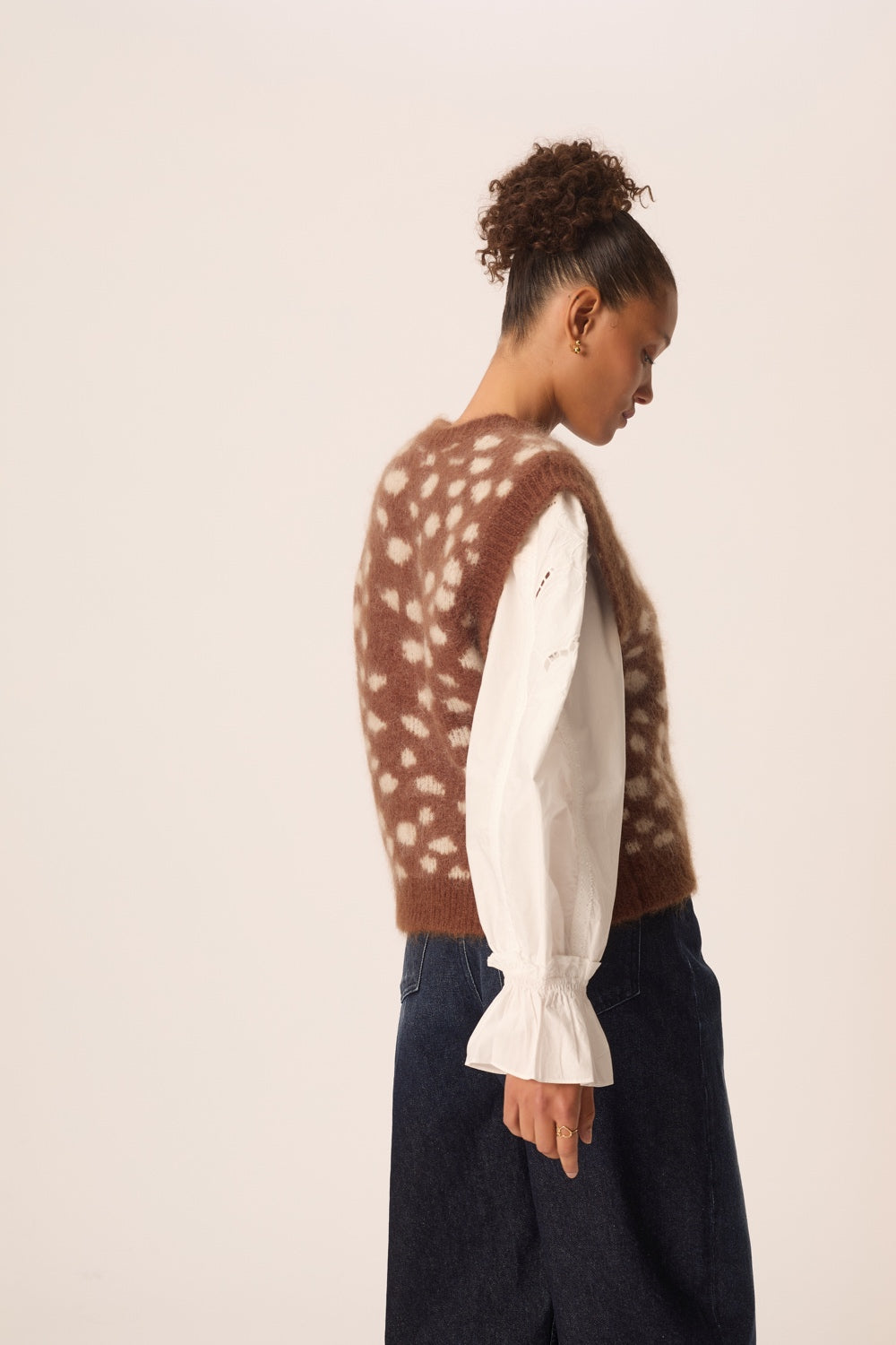 Cardigan Adola Jacquard Faon