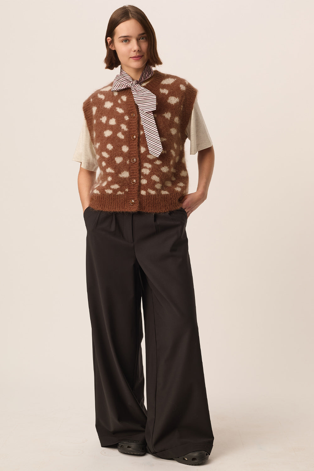 Cardigan Adola Jacquard Faon
