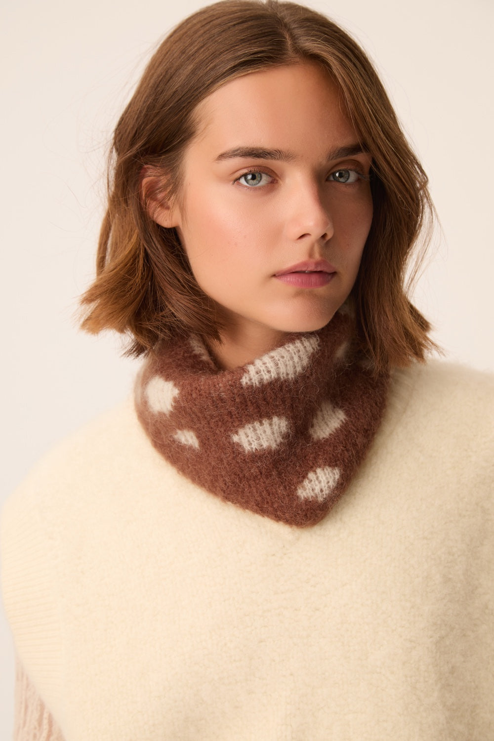 Scarf Adisson Fawn Jacquard
