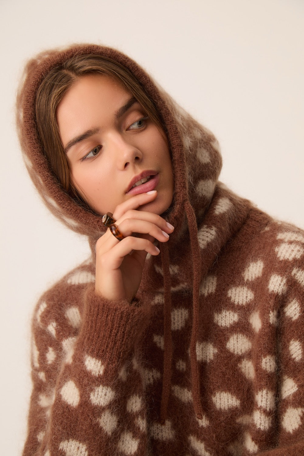 Balaclava Adonise Jacquard Faon
