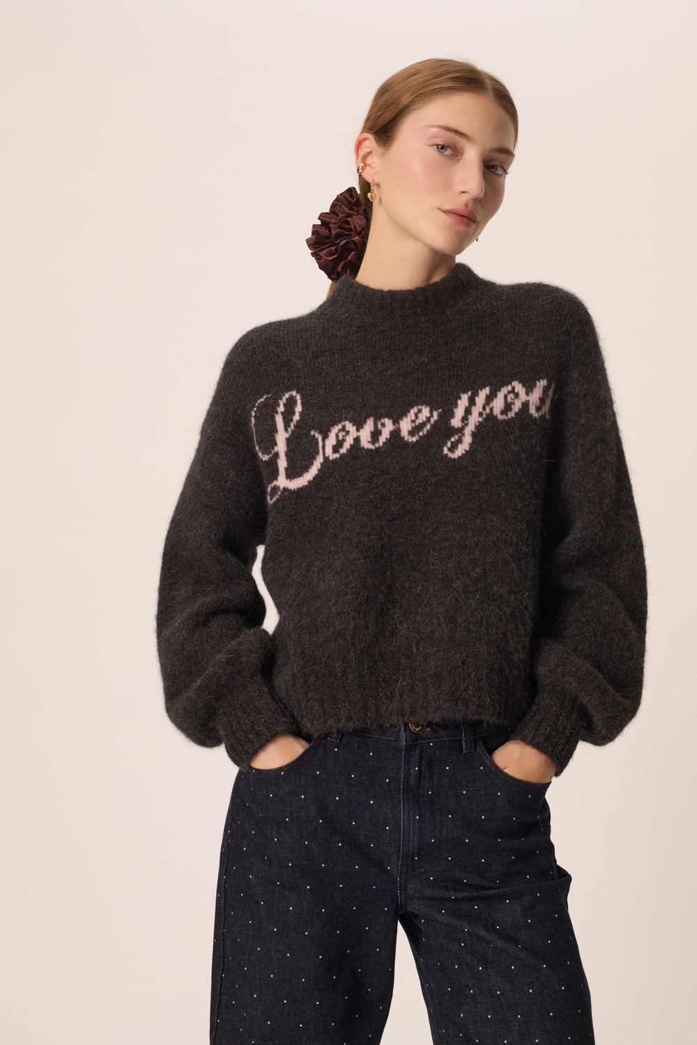 Jumper Agathe Anthracite/Dragee