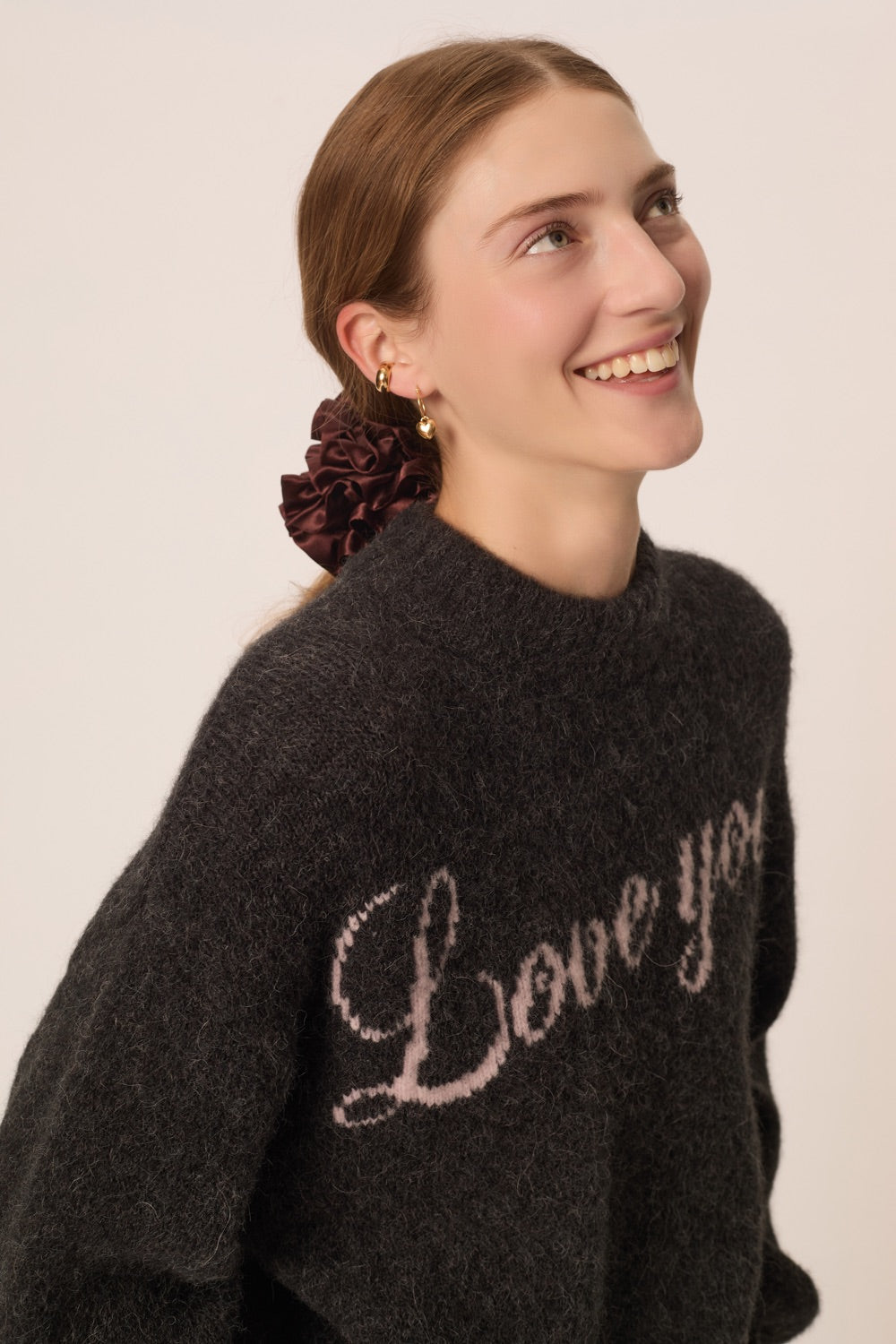 Sweater Agathe Anthracite/Dragee