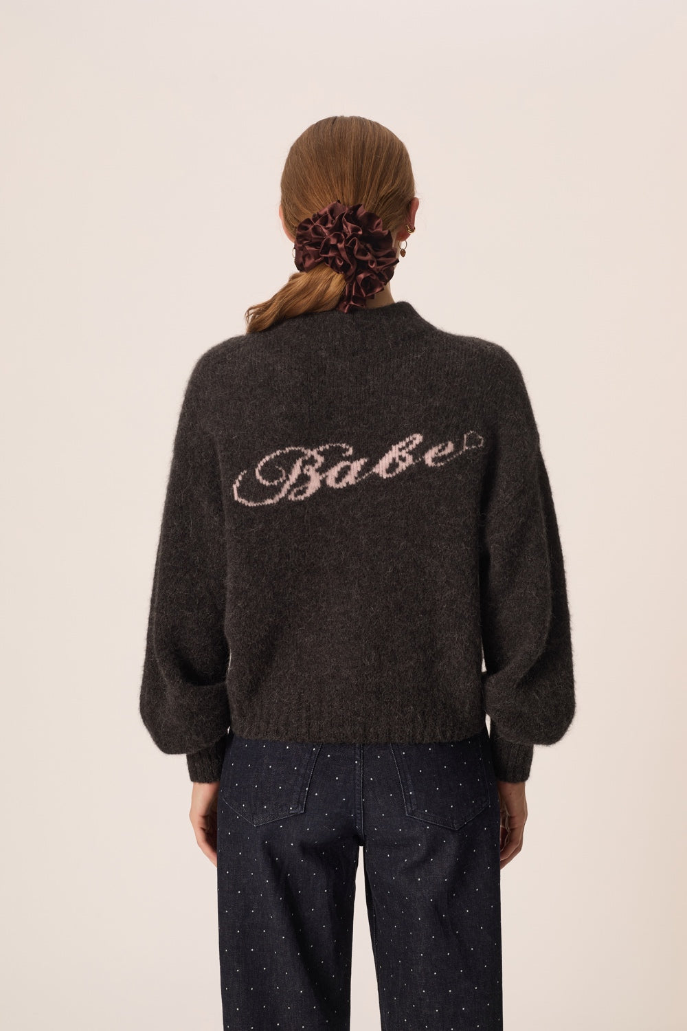 Sweater Agathe Anthracite/Dragee