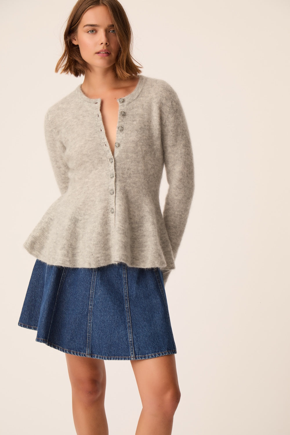 Cardigan Doreen Gris Chine