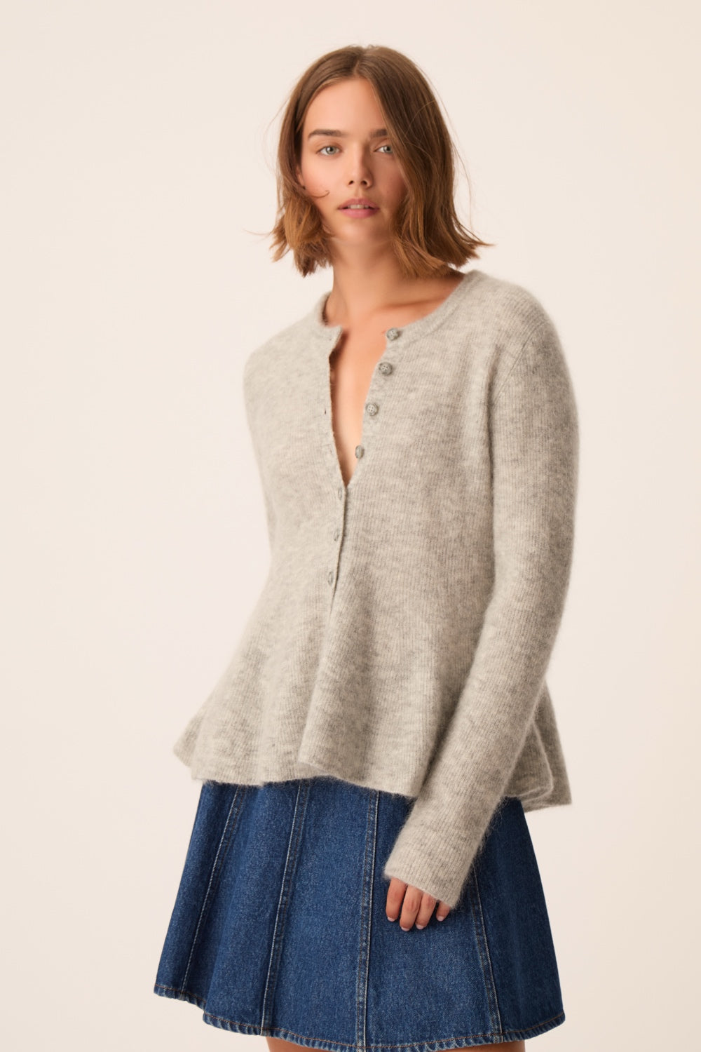 Cardigan Doreen Gris Chine