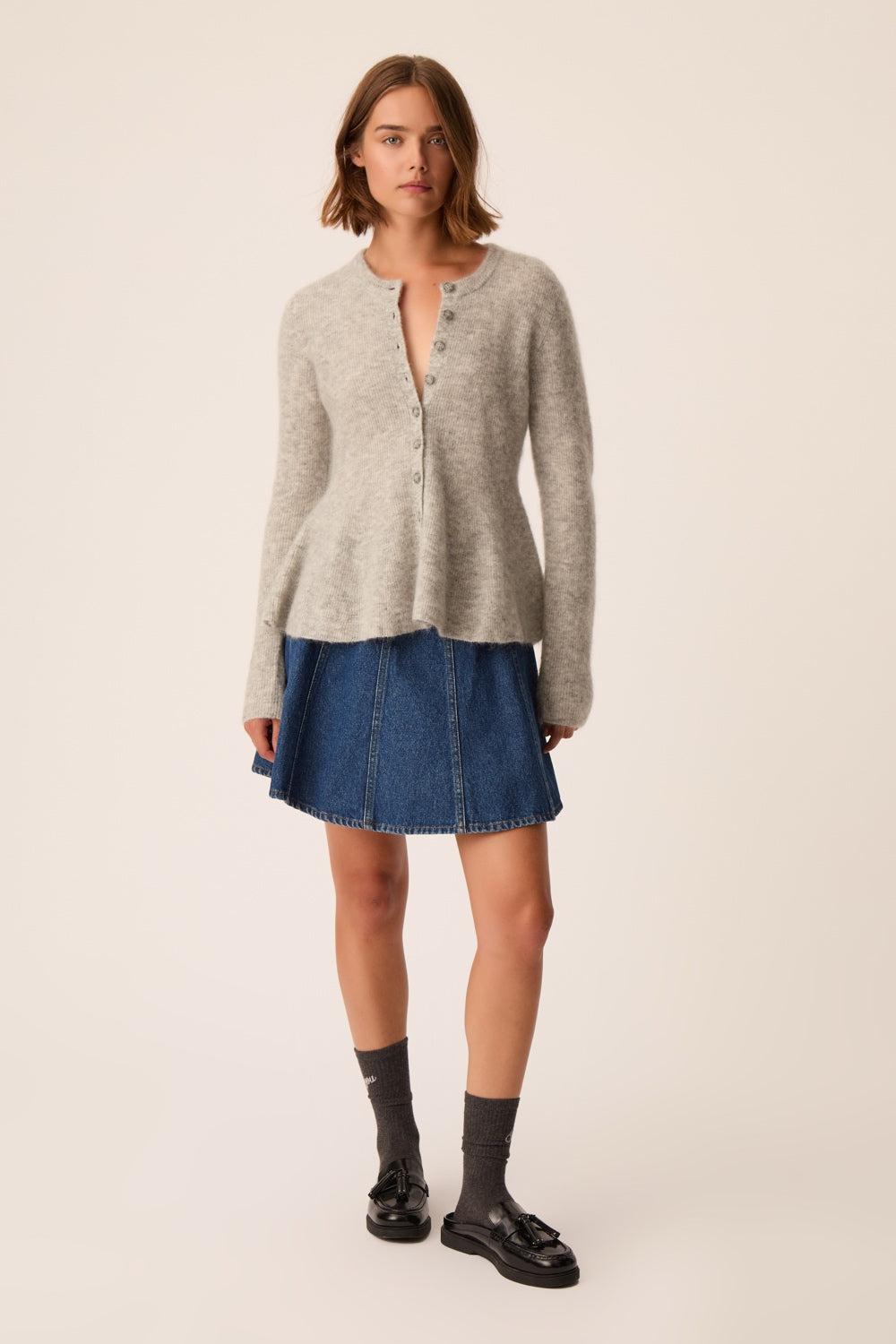 Cardigan Doreen Gris Chine