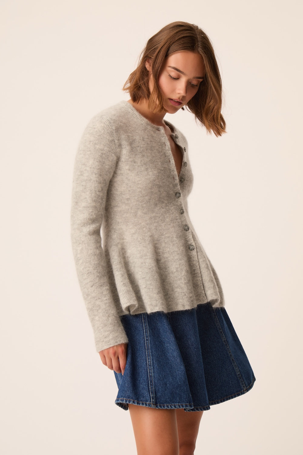 Cardigan Doreen Gris Chine