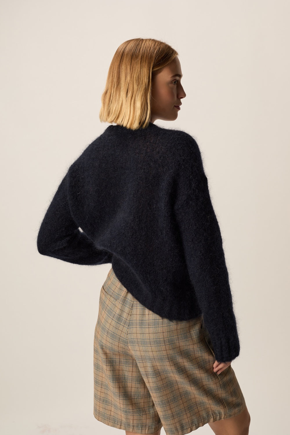 Sweater Bloom Navy Blue
