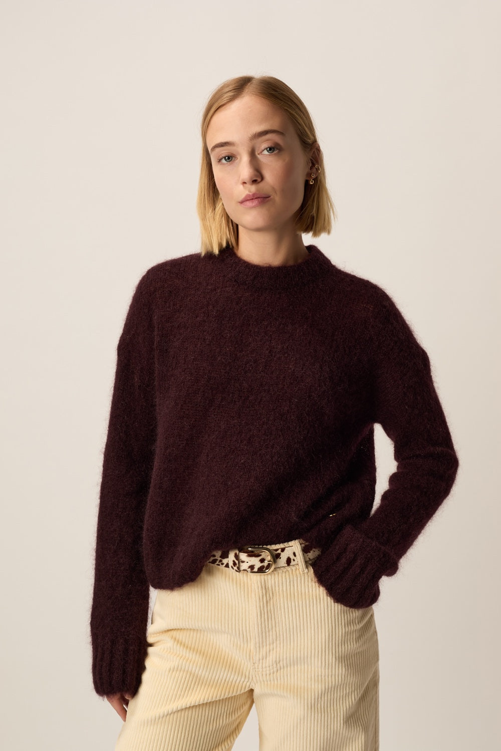Sweater Bloom Plum