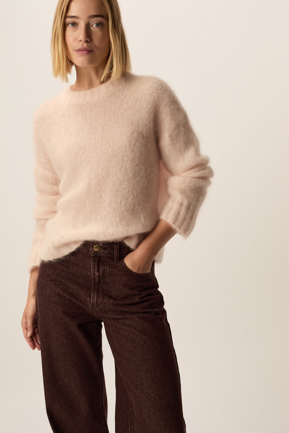 Sweater Bloom Powder Pink