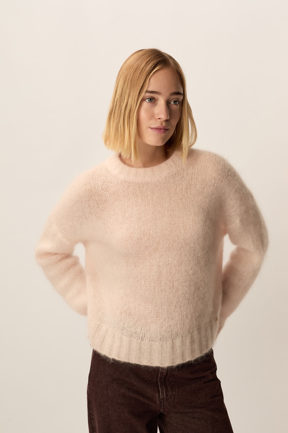 Sweater Bloom Powder Pink