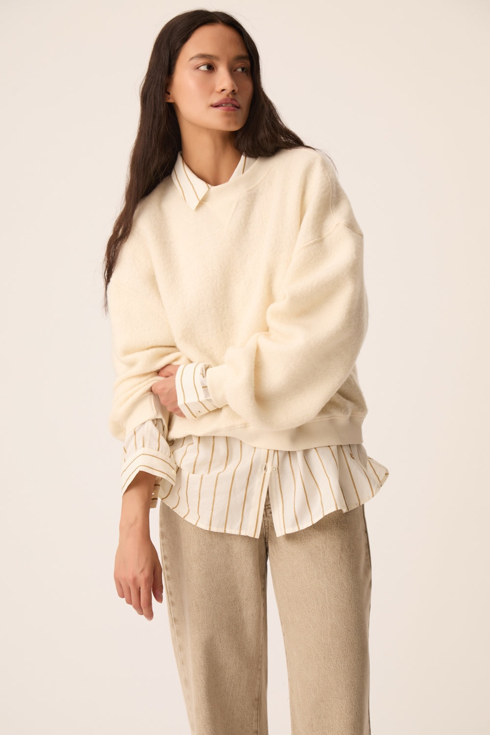 Sweat Shirt Jonas Creme