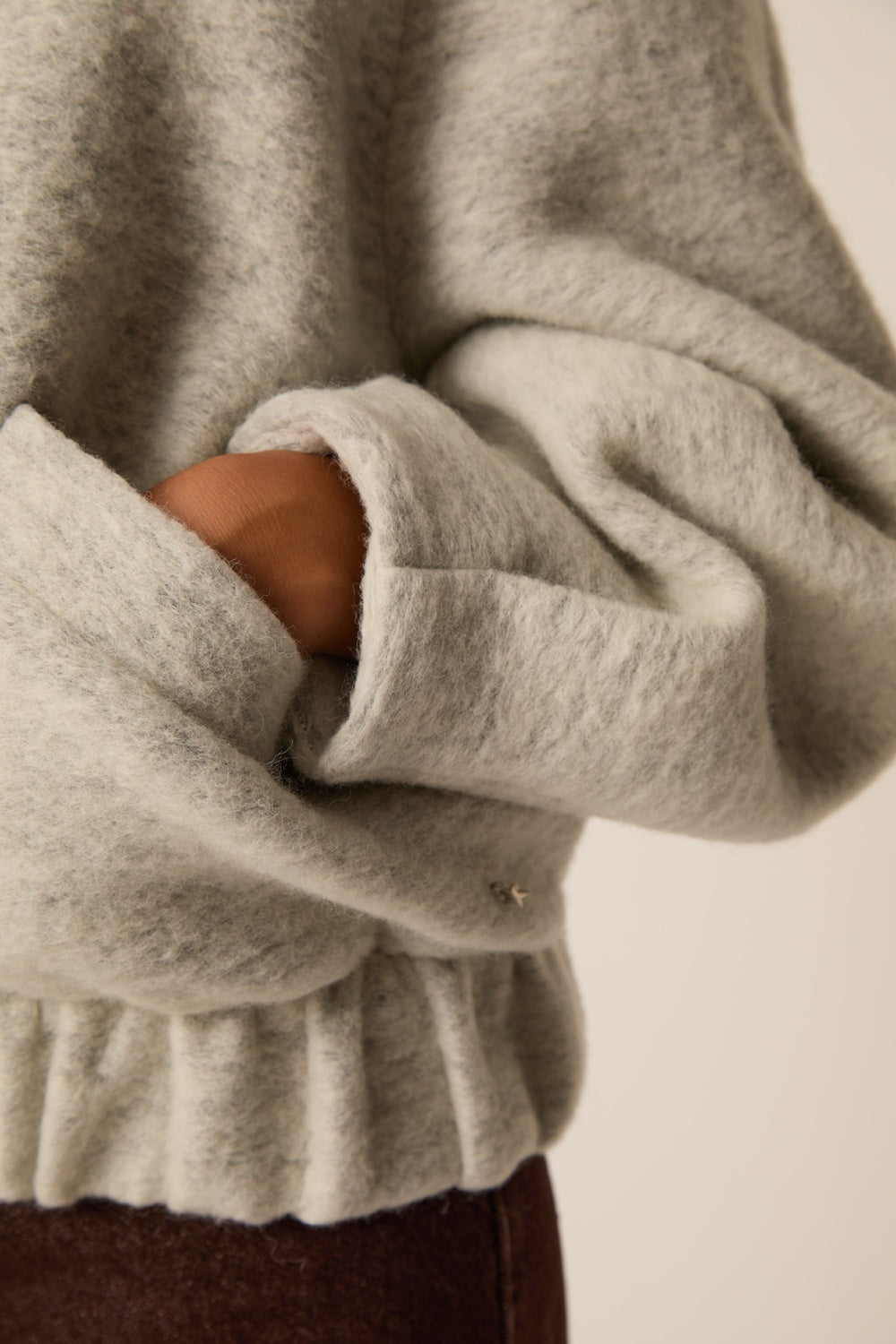 Veste Maille Hildilia Gris Chine