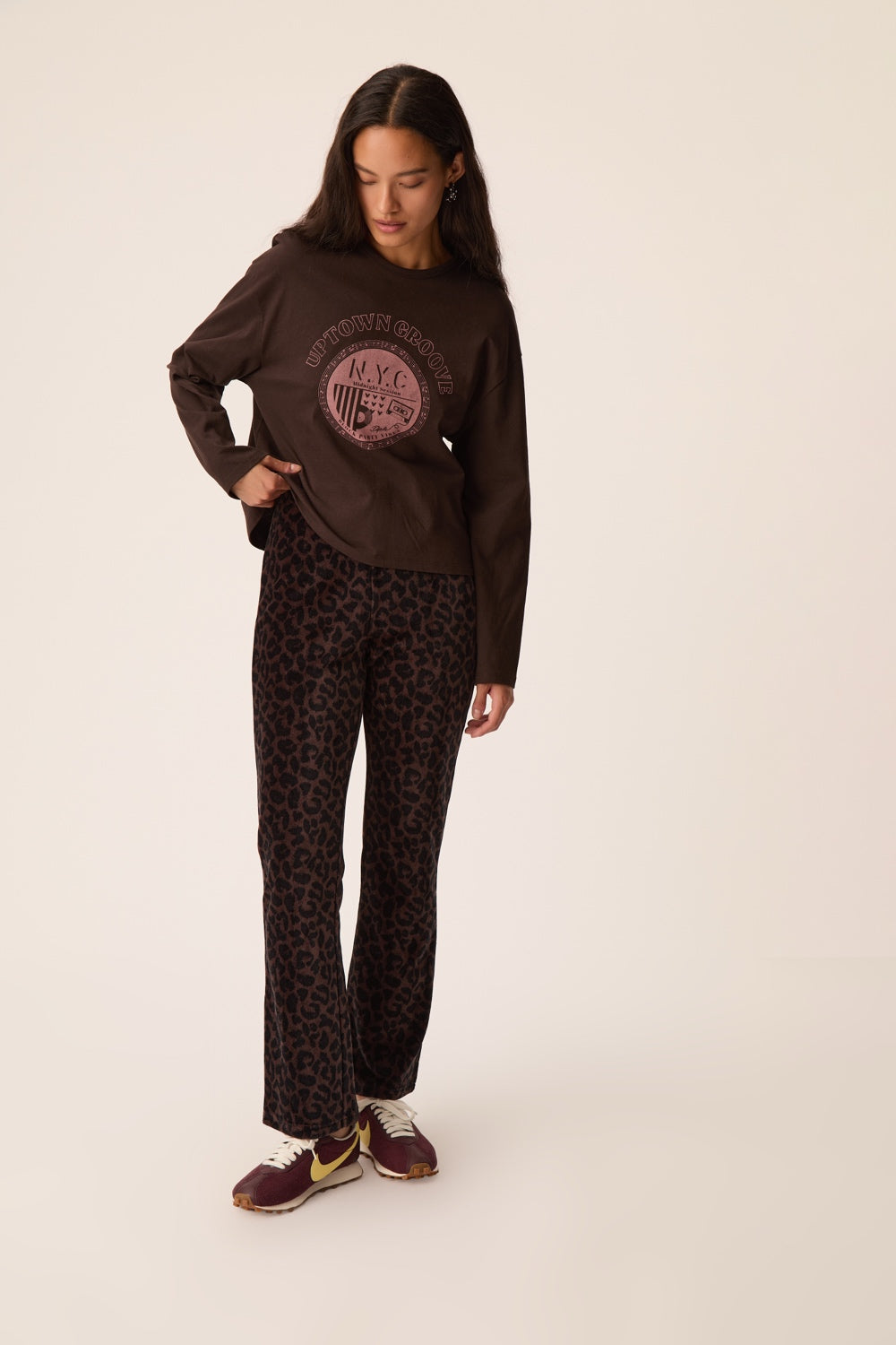 Pantalón Florian Estampado de leopardo