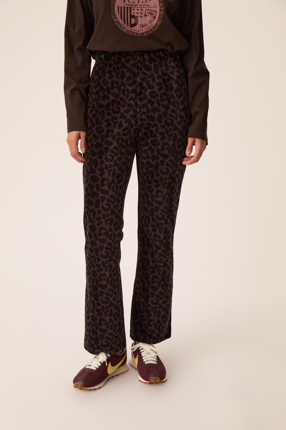 Trousers Florian Leopard Print