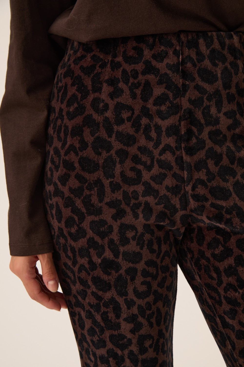 Trousers Florian Leopard Print