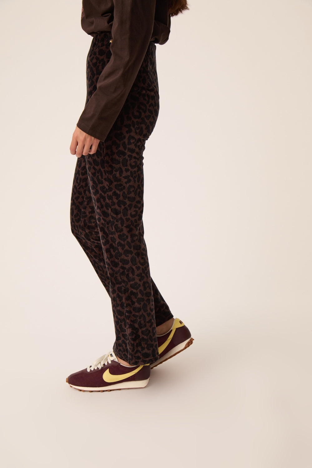 Trousers Florian Leopard Print