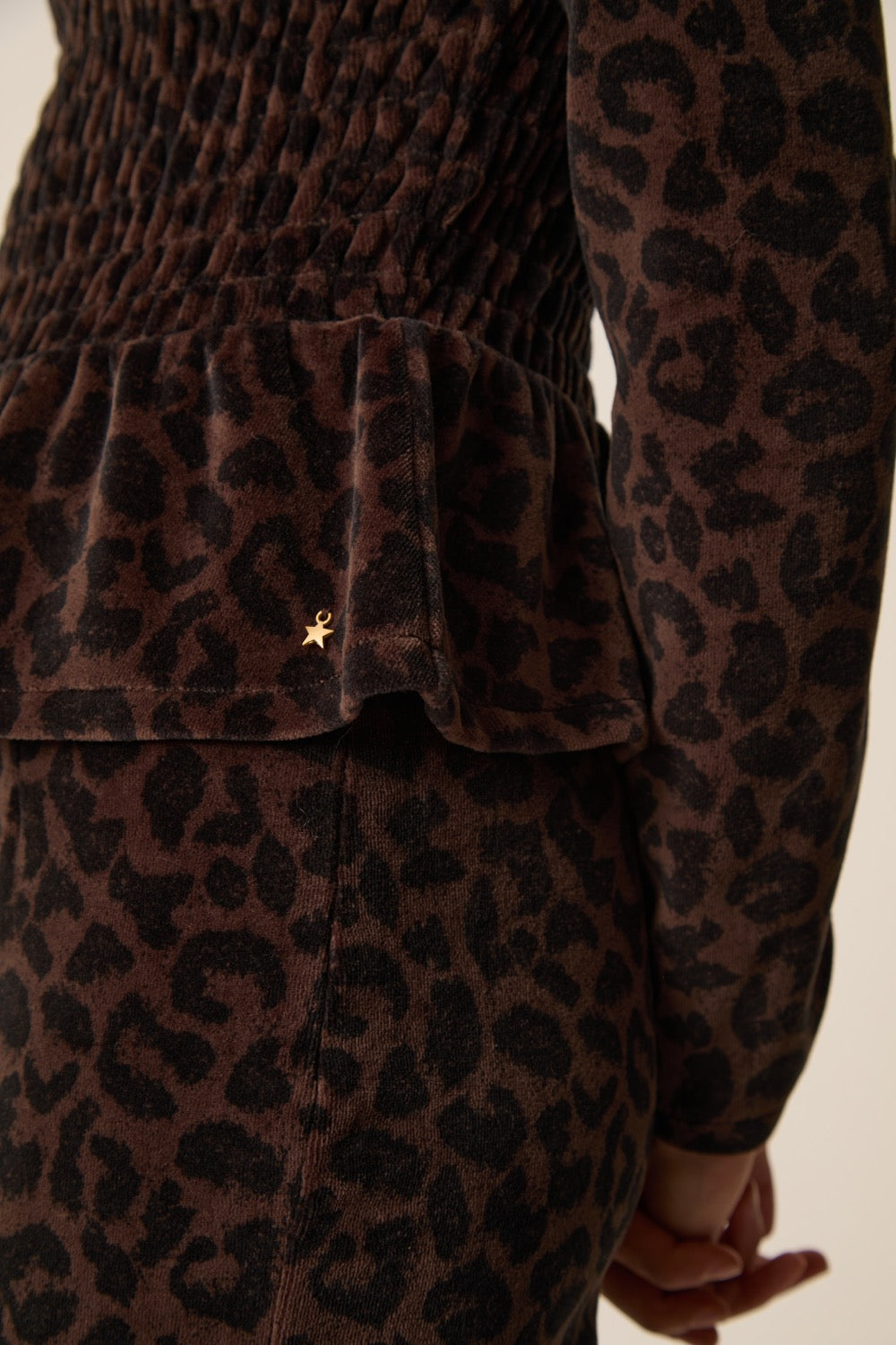 T-shirt Flora Leopard Print