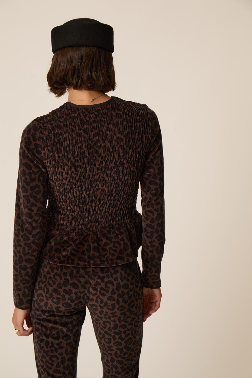 T-shirt Flora Leopard Print