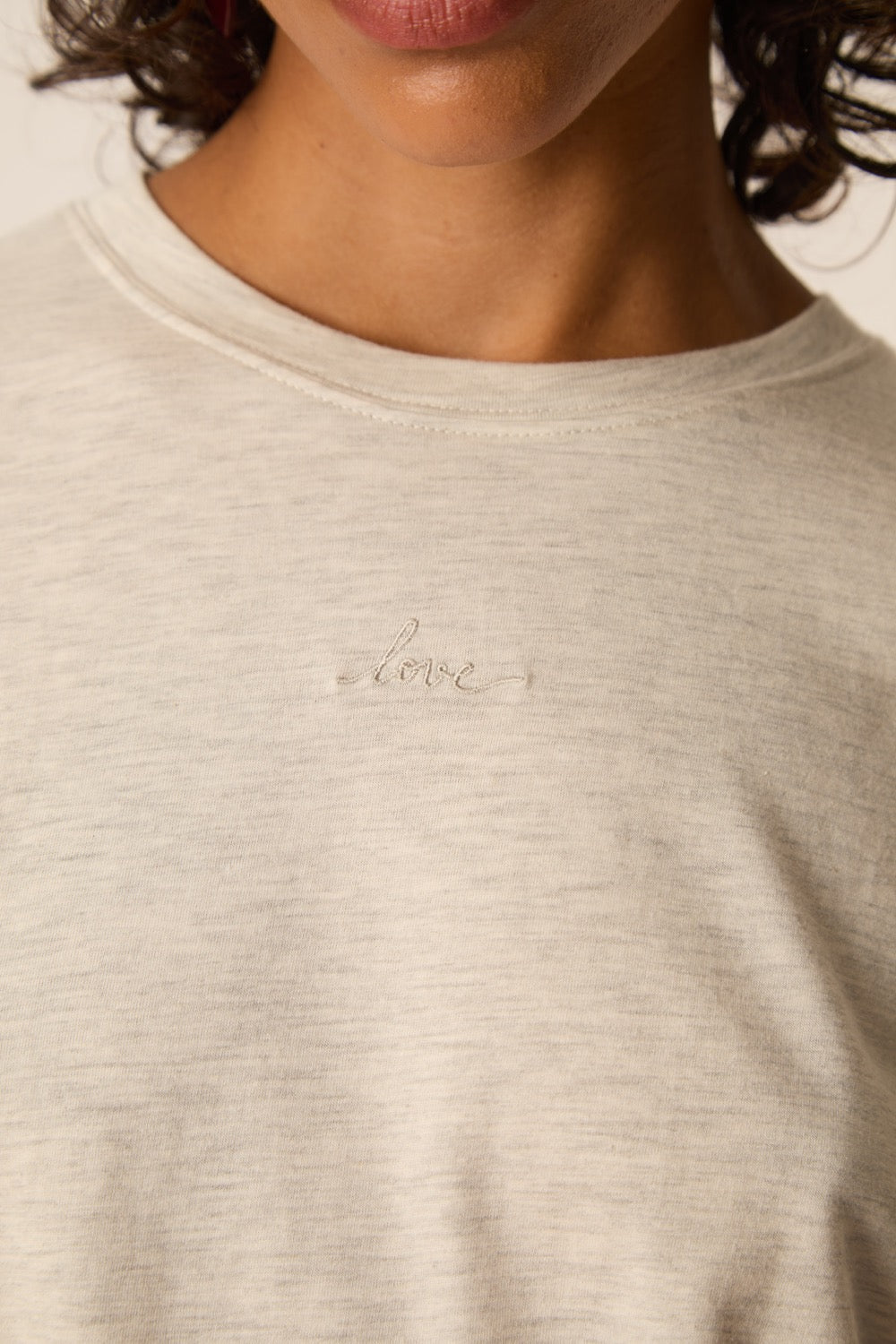 Tee Shirt Jerry B Gris Chine