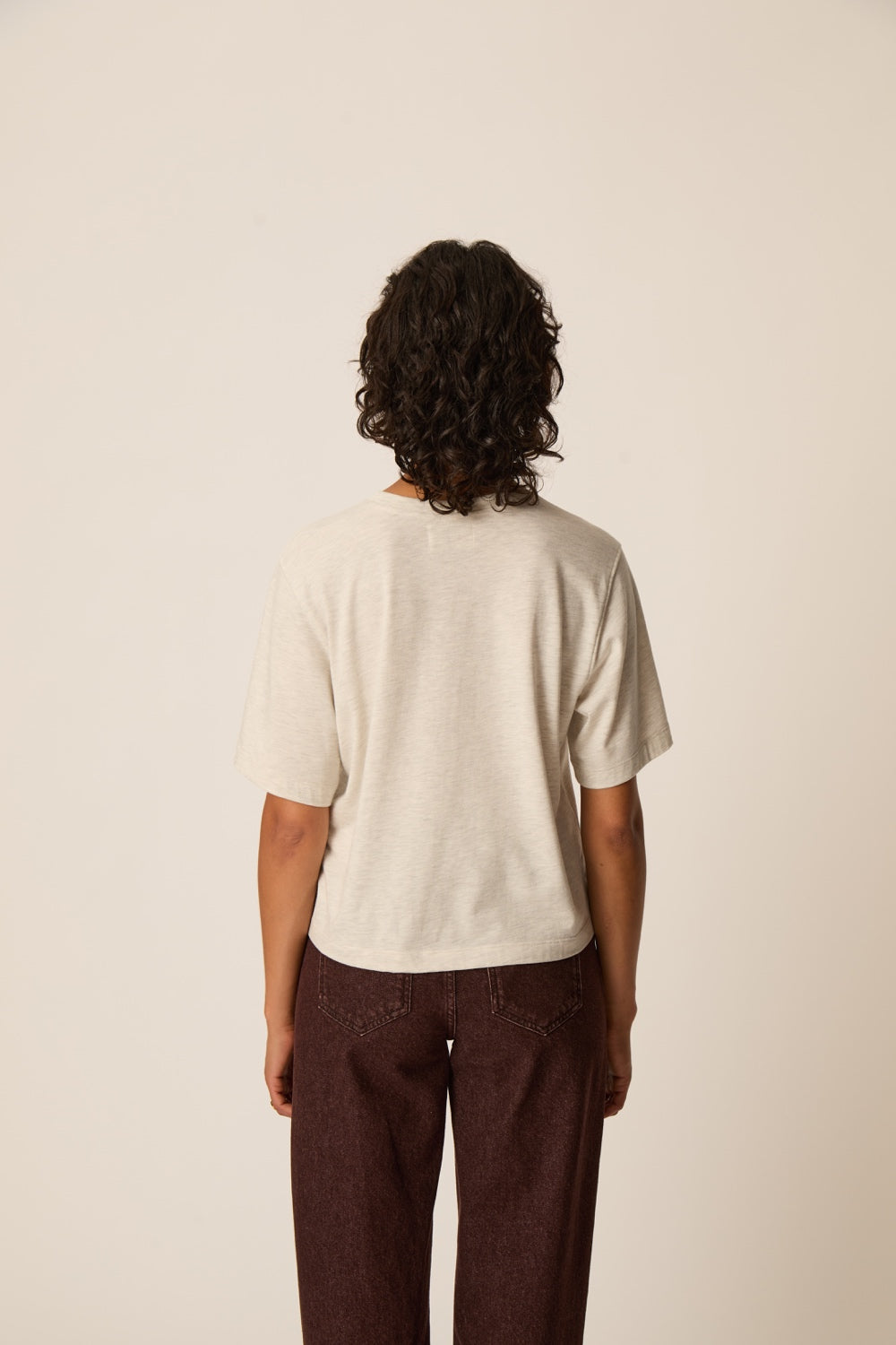 Tee Shirt Jerry B Gris Chine