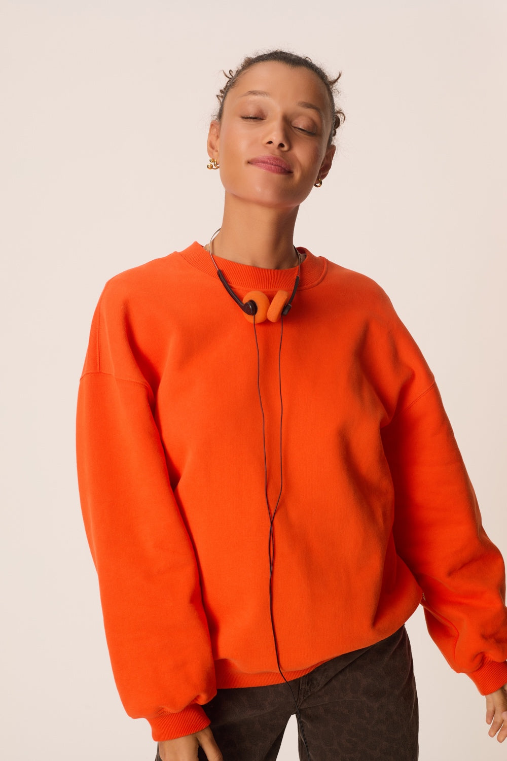 Sweatshirt Joeme Orange