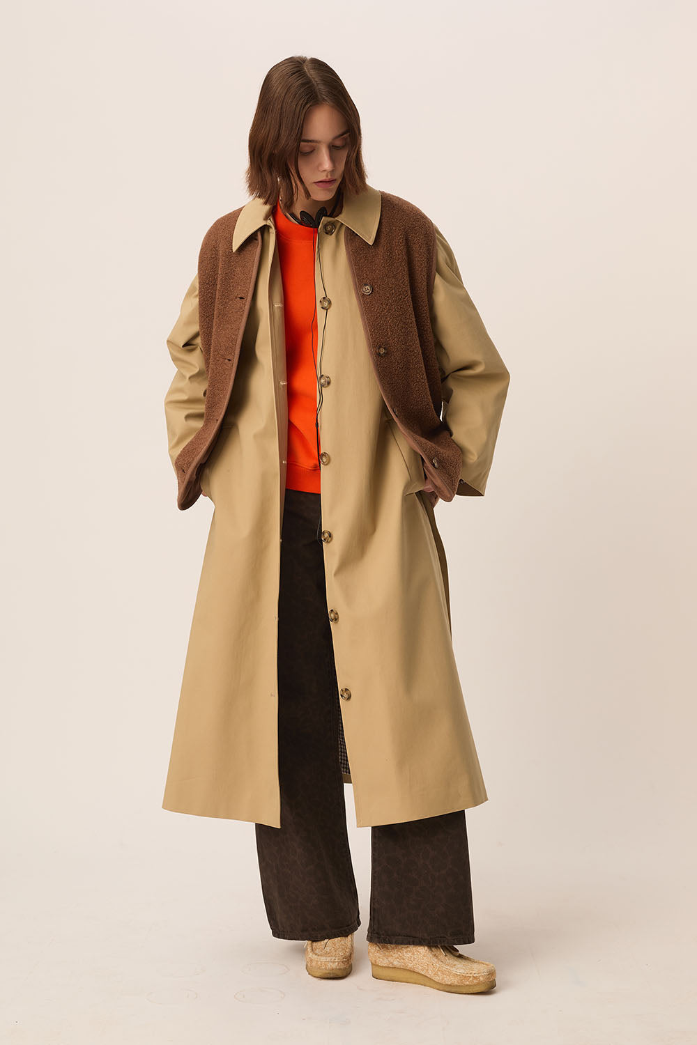 Veste maille Gwendi Bois