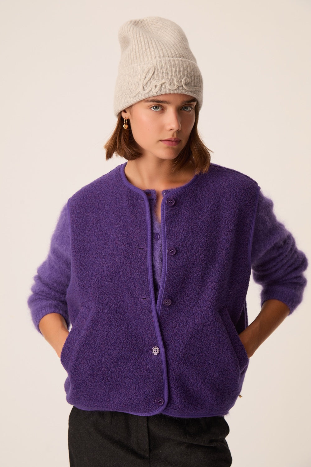 Veste Maille Zlata Iris