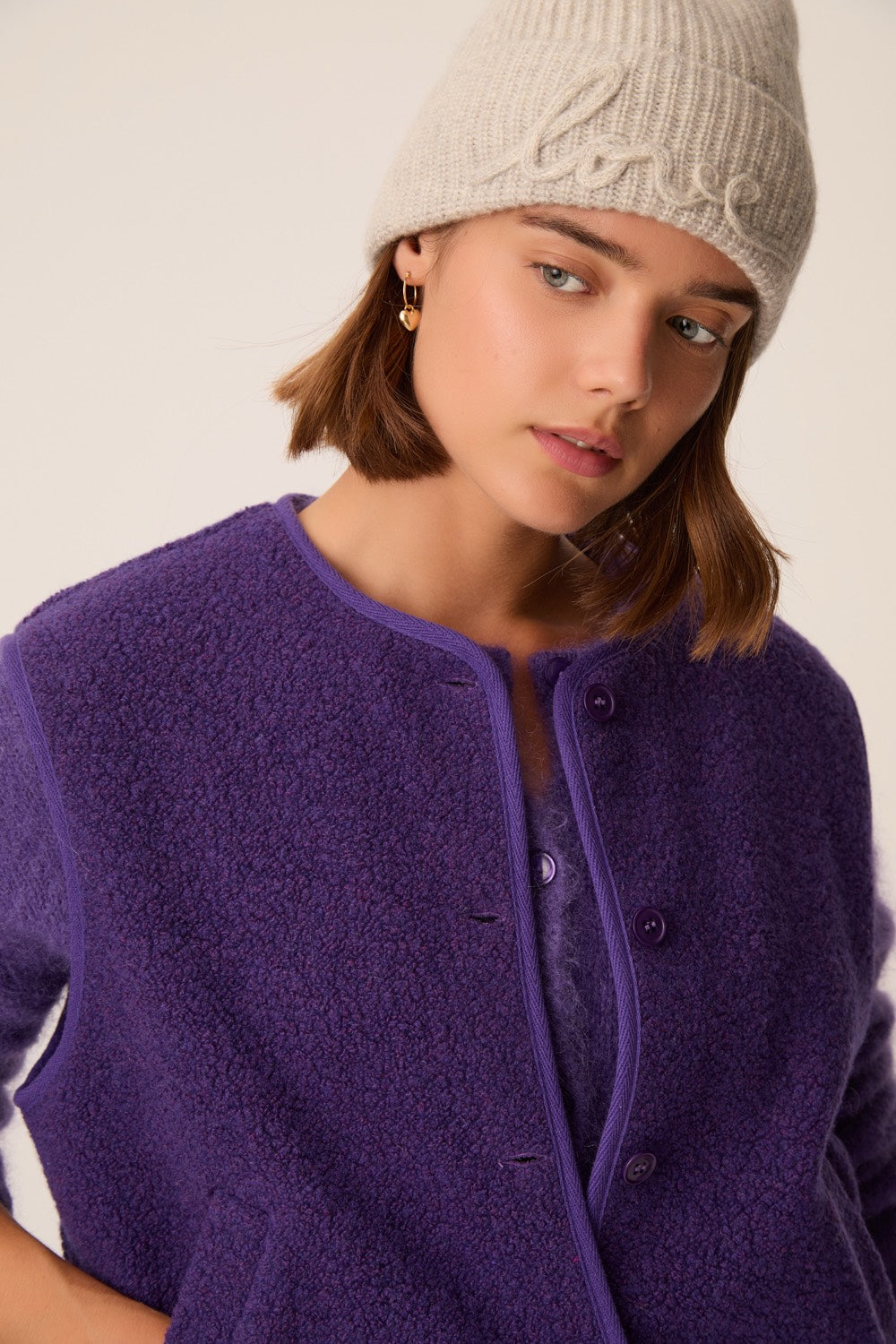 Veste Maille Zlata Iris