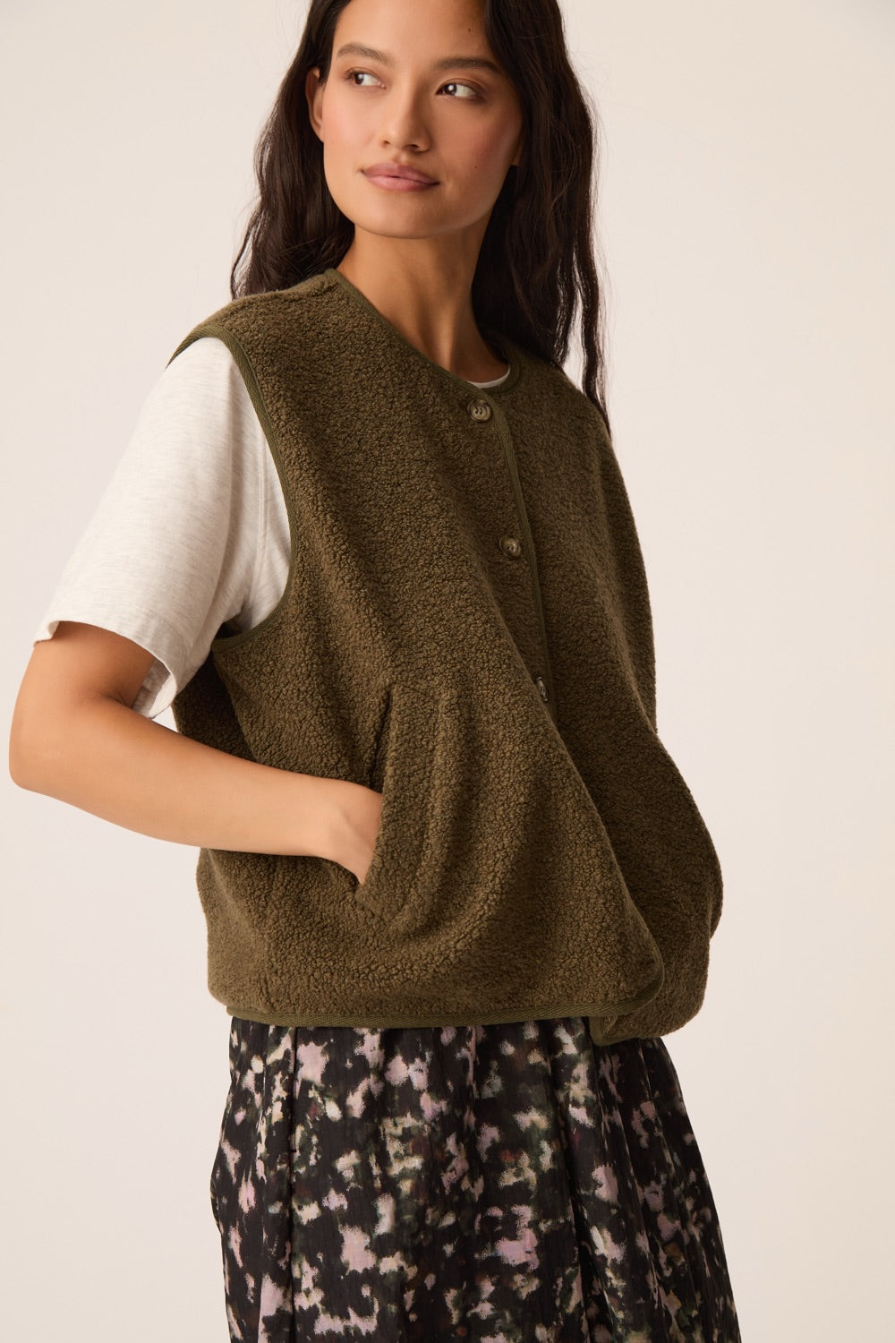 Knit Jacket Zlata Forest Green