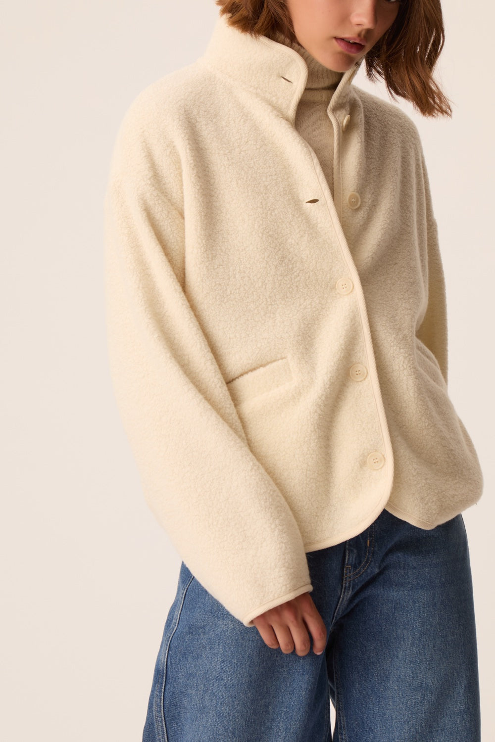 Veste Maille Zlavina Creme